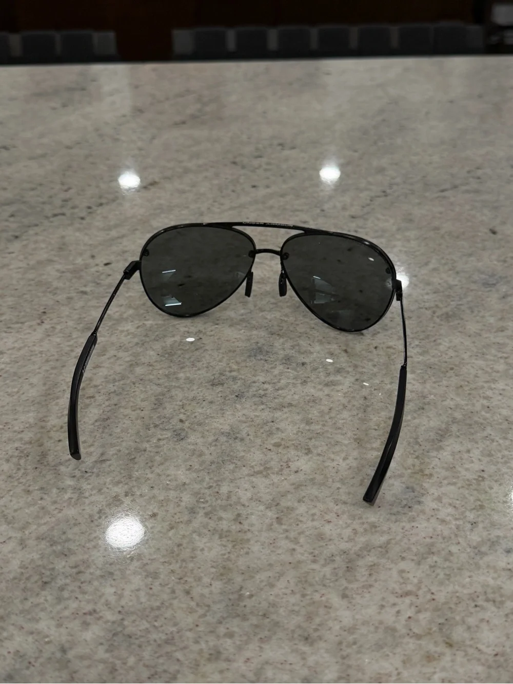 Under Armour Double Down Black Aviator Sport Sunglasses